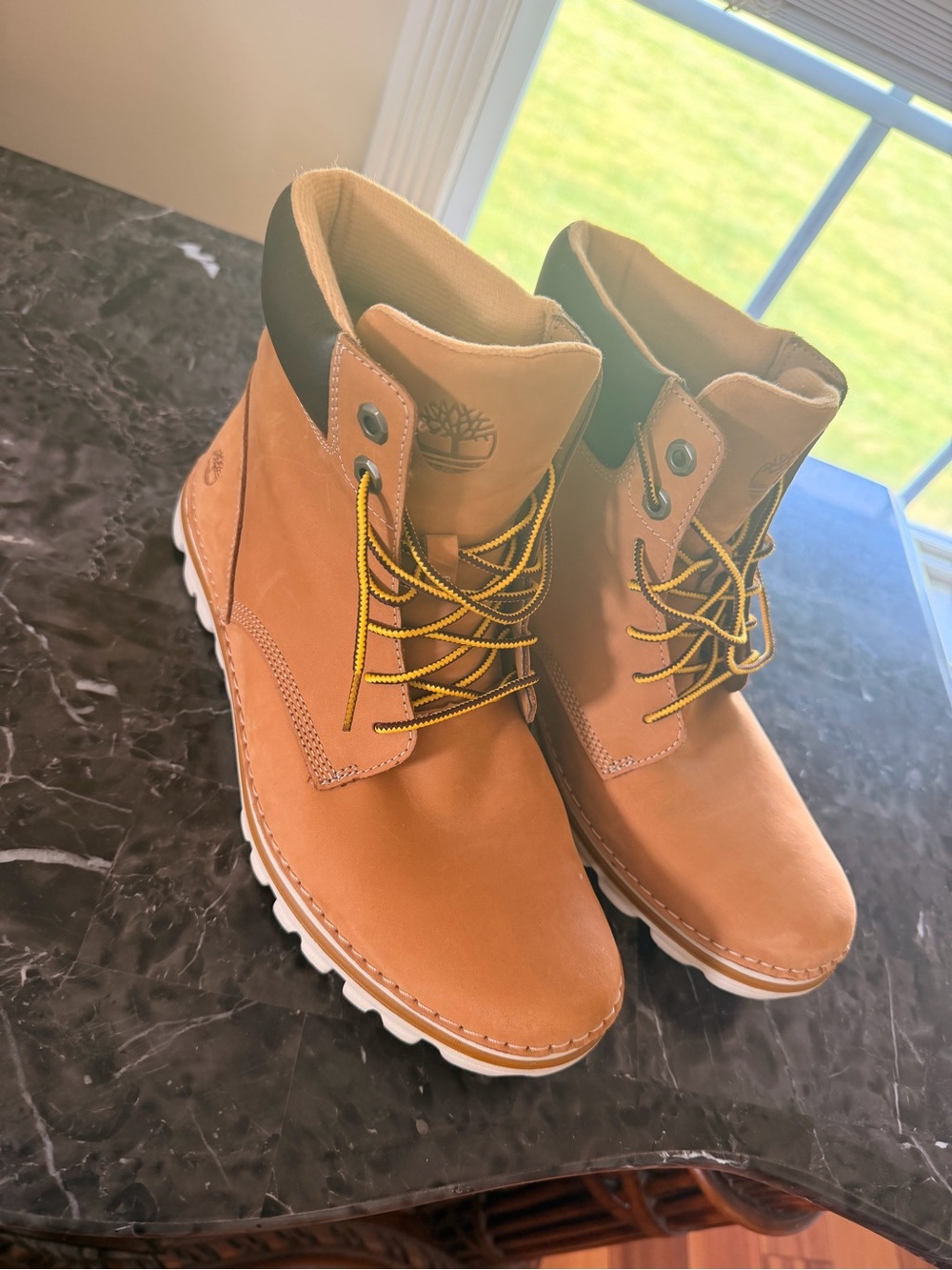 Timberland Wheat/Tan Leather Women's Lace-Up Winter Boots